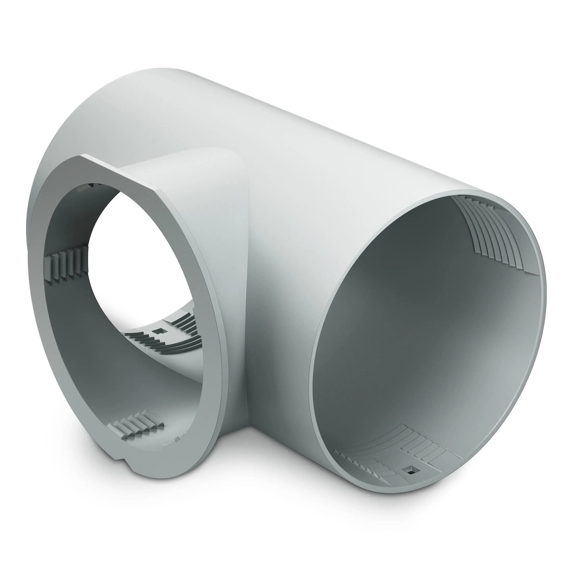 T avec sortie pour conduit d'air chaud d=65mm