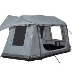 Tente de camping gonflable autoportante 140 grise
