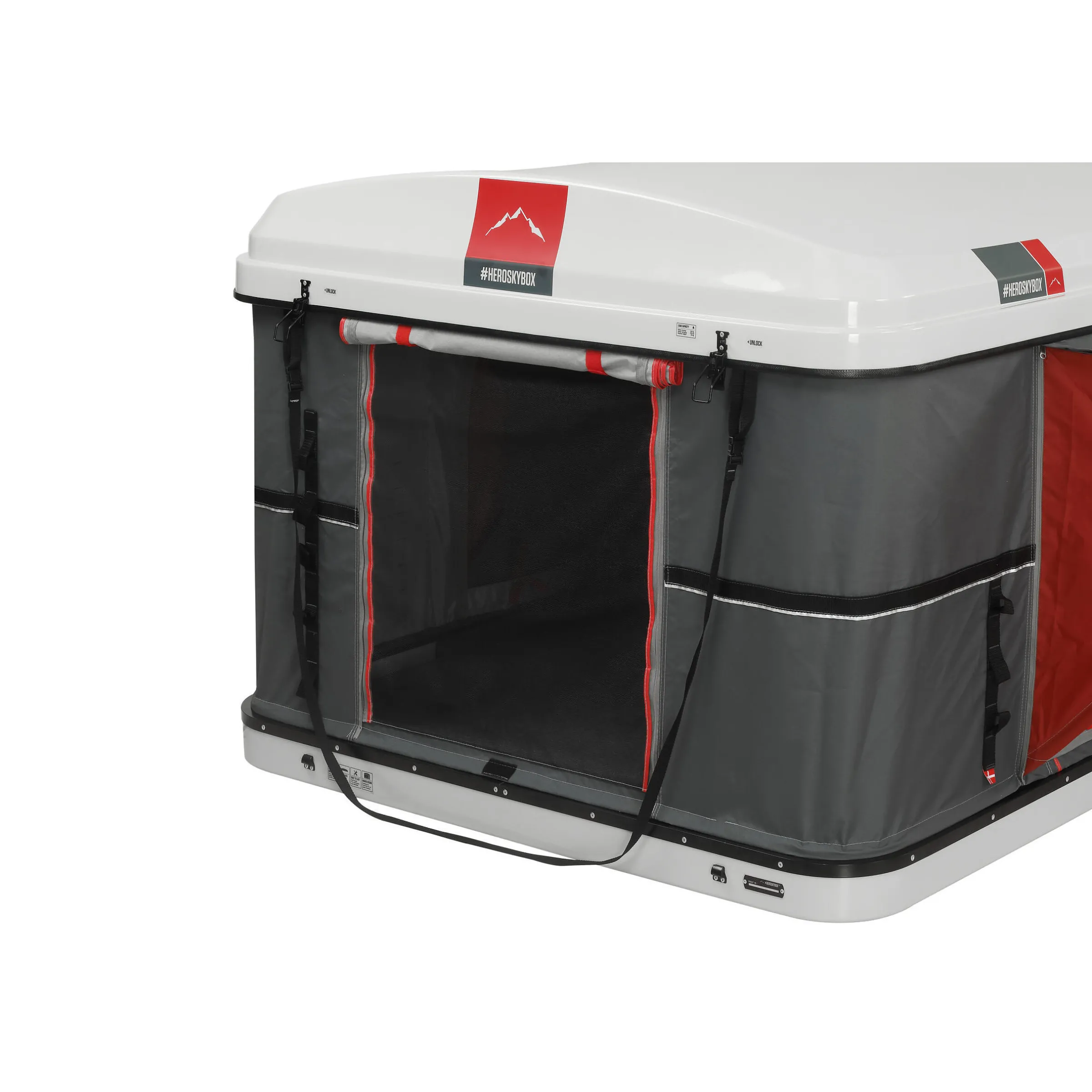 Tente de toit HERO SKYBOX Galileo Blanc