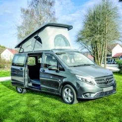 Toit relevable sca 152 pour Mercedes Vito long à partir de 2015. Ouverture avant.