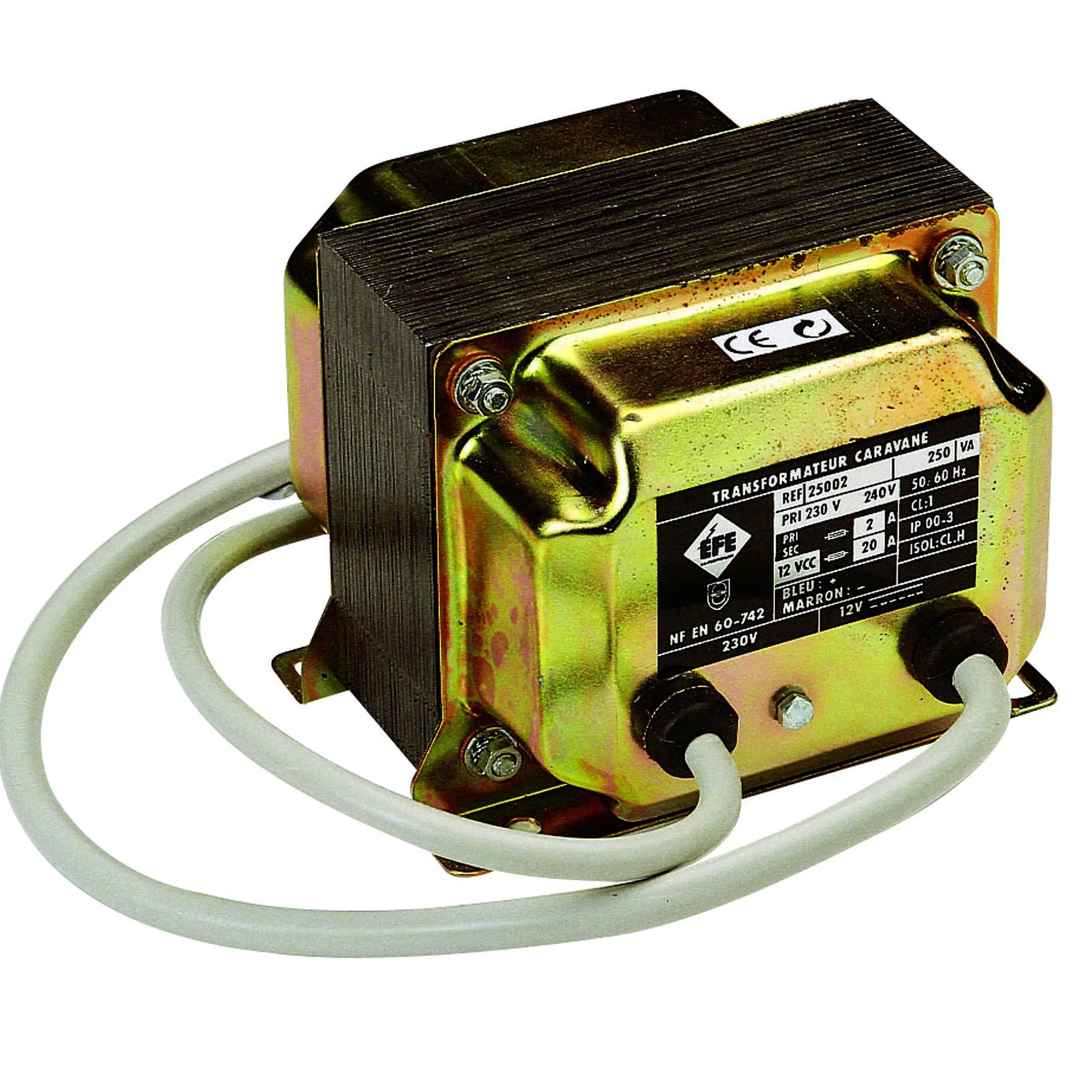 Transformateur montage interne avec fusible