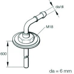 Tube plongeur standard
