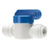 Vanne d'arrêt droite 12 mm polypropylène
