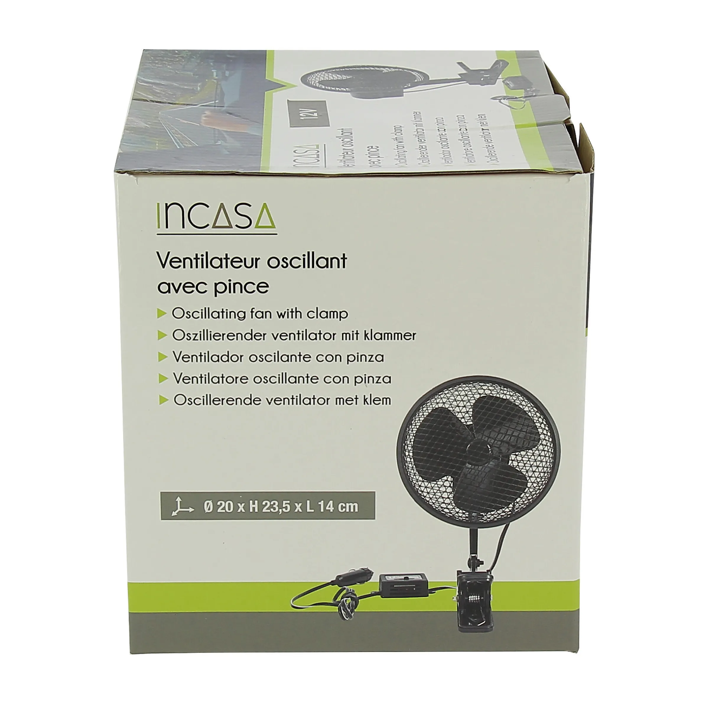 Ventilateur oscillant 12 Volts