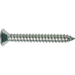 Vis Parker inox tête fraisée plate cruciforme