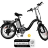 Vélo à assistance électrique pliant 20" Classic Gris Anthracite