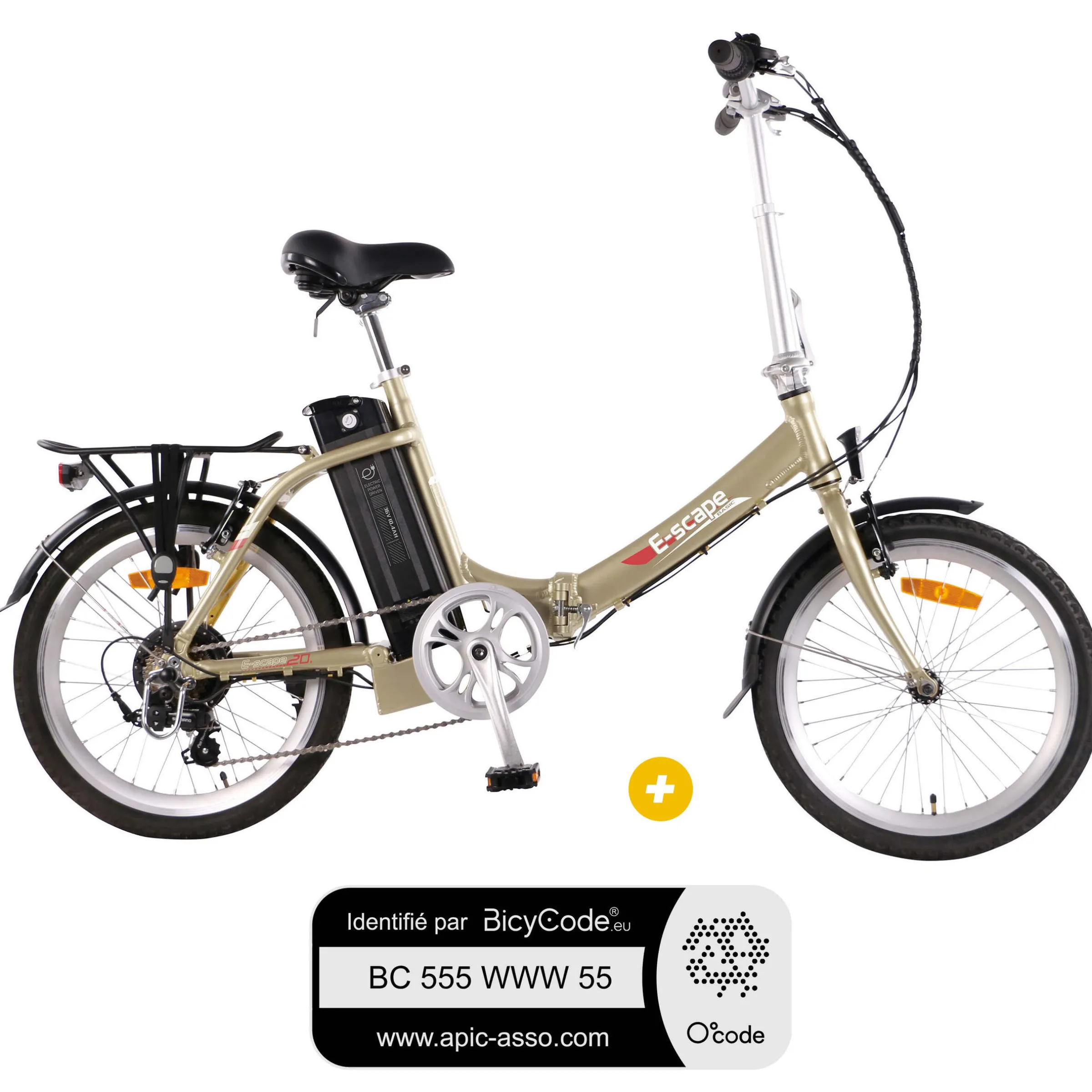 Vélo à assistance électrique pliant Basic 20''